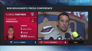 Bob Boughner  Florida Panthers vs Buffalo Sabres 04072018 [upl. by Nevuer894]