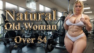 Natural Old Women Over 54  Elena is a Muscular Psychologist [upl. by Vatsug626]