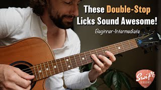 These Double Stop Licks Sound Awesome  Blues Guitar Soloing Tutorial [upl. by Polad131]