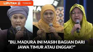 Sengit Luluk Hamidah Khofifah dan Risma Adu Gagasan Soal Madura  Liputan 6 [upl. by Stanislaus]