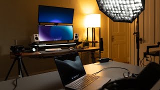 I Built My DREAM Home Office  2024 Desk Setup amp Studio Tour [upl. by Ereveniug]