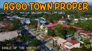 AERIAL SHOT  AGOO TOWN PROPER  EAGLE OF THE NORTH  LA UNION PHILIPPINES [upl. by Aracat]