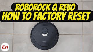 Roborock Q Revo How To FACTORY RESET [upl. by Orola341]