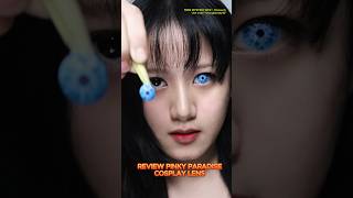 Gojo Satoru PinkyParadise Cosplay lens makeup review hairstyle circlelens gojocosplay [upl. by Josephina]