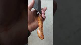 250x65 Gyuto with Amboina 12419 tungsten steel chefknife handmade [upl. by Tlihcox]