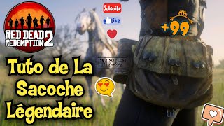 Comment Fabriquer La Sacoche Légendaire RED DEAD REDEMPTION 2  Toutes les etapes pour l améliorer [upl. by Rona]