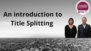 An Introduction to Title Splitting [upl. by Siravaj]