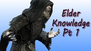 Skyrim Elder Knowledge Pt 1 Learning The Location Of The Elder Scroll [upl. by Berg]