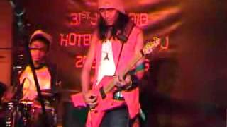 Kid Search guitar solo blues with 12 years old blues drummer nifael [upl. by Braswell]