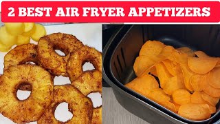 2 EASY AIR FRYER APPETIZERS RECIPES  SNACKS  DESSERTS TO MAKE AT HOME [upl. by Nwad]