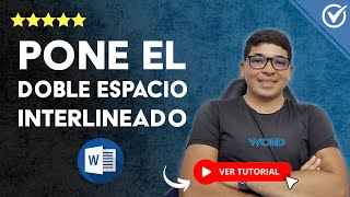 Cómo Poner el DOBLE ESPACIO de INTERLINEADO en WORD  📄 Interlineado Doble a todo el Documento 📄 [upl. by Dillon287]