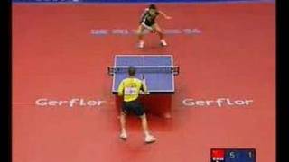 Jan Ove Waldner vs Wang Hao [upl. by Selene648]