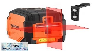 VEVOR Laser Level 50ft Self Leveling Manual Red Cross Line Laser IP54 Review [upl. by Hasan395]