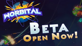 Worbital  Beta Trailer RealTime Space Artillery Game [upl. by Sahcnip71]