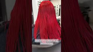 Cómo obtener un cabello rojo cereza 🍒 belleza haircolor [upl. by Leuname]