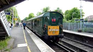 Hastings Diesels Metrolander Railtour at Battle return leg [upl. by Naut616]