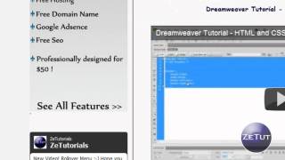 Dreamweaver CSS Tutorial  Borders amp Padding [upl. by Oremodlab702]