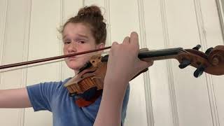 Scottish Fantasy 4th Movement  Bruch 12 year old violinist [upl. by Aihsiyt699]