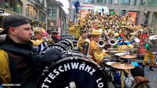 Guggenmusik Ratteschwänz Lozärn  Luzerner Fasnacht 2024  Switzerland [upl. by Accber]