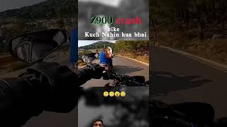 Zx10r crush😢 prank kuch nhi hua trending zx10r [upl. by Calondra]