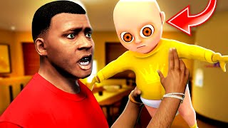 24 Stunden auf the BABY in YELLOW aufpassen in GTA 5👶😈 [upl. by Sukram]