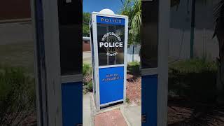 Worlds smallest Police station  Carabelle Florida [upl. by Assilanna]