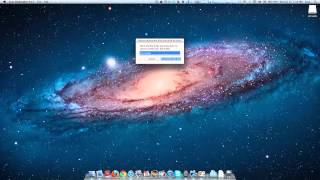 สร้างตัวติดตั้ง Mountain Lion ด้วย USB Thumb Drive [upl. by Aden613]