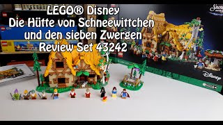 Review LEGO Die Hütte von Schneewittchen und den sieben Zwergen Disney Set 43242 [upl. by Woodberry570]