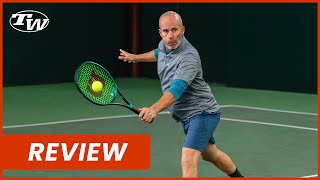 Wilson Blade 104 v9 Tennis Racquet Review extended length combines high comfort amp easy power [upl. by Lasser409]