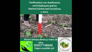 fertilizadora manual para maiz [upl. by Roosevelt545]