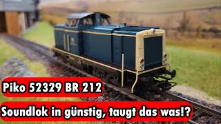 Piko 52329 BR 212 Soundlok in günstig taugt das was [upl. by Aneleasor]