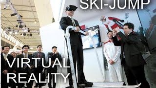 VR Ski Jumping  Virtual Reality Skiing Video [upl. by Siraf894]