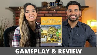 Agricola  Playthrough amp Review Uwe Rosenberg Series [upl. by Haodnanehs]