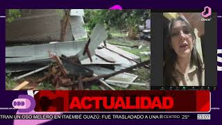 DestacadosDelDia Inmediata asistencia a los damnificados del temporal en Montecarlo [upl. by Fagaly]