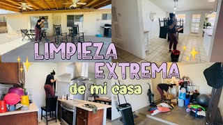 LIMPIEZA EXTREMA 🥵 tenía demasiado que hacer LIMPIEZA DE LA CASA 🧹🧽🧺🫧 [upl. by Koy]