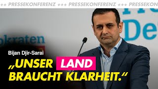 FDP Pressekonferenz mit Bijan DjirSarai [upl. by Aenyl]