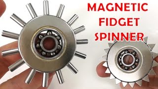 Magnetic Fidget Spinner  DIY Hand Spinner Toys  Magnetic Games [upl. by Laith]