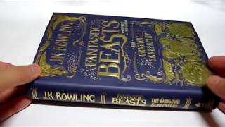 Fantastic Beasts and Where to Find Them The Original Screenplay US Hardcover [upl. by Onivag786]