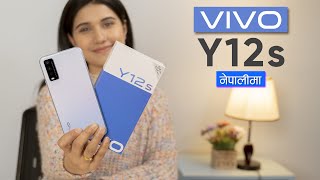 Vivo Y12s Unboxing amp Review नेपालीमा [upl. by Nylecsoj239]