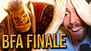 Asmongold Reacts To BFA Cinematic FINALE  Saurfang VS Sylvanas Patch 825 War Campaign [upl. by Yrot]