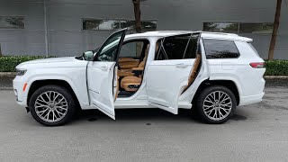 The New Jeep Grand Cherokee Luxury SUV 4x4  7 Seats  Interior And Exterior Show [upl. by Ardnuassak]