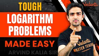 Tough Logarithm Questions Made Easy  Class 11 Maths  JEE 2024  Arvind Kalia Sir  Vedantu JEE [upl. by Nortad]