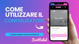 Come Creare la Tua Scritta LED Personalizzata Guida Completa al Configuratore Online [upl. by Elleirbag]