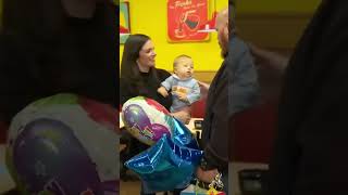 Watch The Incredible Moment A Heroic Stranger Rescues A Choking Baby In A Restaurant heroic save [upl. by Bywoods]