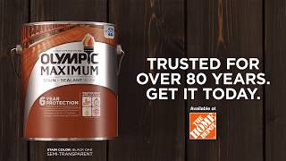 Olympic® Maximum® Stain  Sealant in One [upl. by Dnomsaj573]