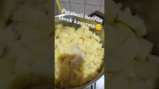 Tavuk kavurma patatesli tarif kesfetpatatespatateslitarifler tavuklutarifleraboneolkesfet [upl. by Ettelohcin]