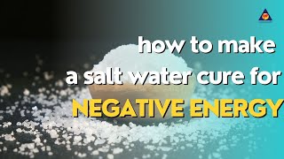 How to Make a Salt Water Cure for Negative Energy spiritual holistichealth positiveenergy [upl. by Karia734]