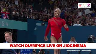 Simone Biles is in Action  Paris 2024 Highlights  JioCinema and Sports18 [upl. by Rosecan117]