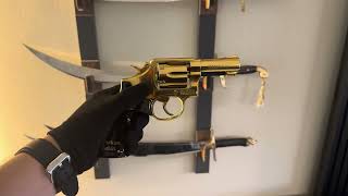 How to Change Smith Wesson 38Special Smith Wesson Restoration Smith Wesson Gold Kaplama titanium gun [upl. by Froehlich]