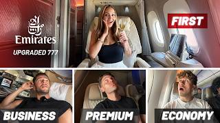 Reviewing Emirates 3 BILLION Upgrade on the 777 First Class Business Premium Economy [upl. by Sheppard537]